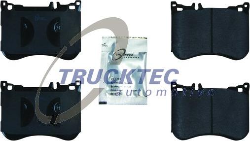 Trucktec Automotive 02.35.508 - Kit pastiglie freno, Freno a disco autozon.pro