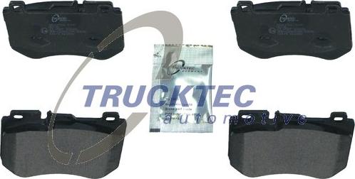 Trucktec Automotive 02.35.520 - Kit pastiglie freno, Freno a disco autozon.pro