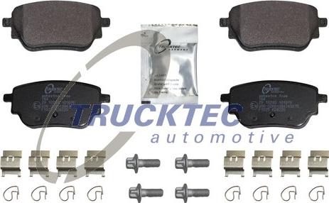 Trucktec Automotive 02.35.626 - Kit pastiglie freno, Freno a disco autozon.pro