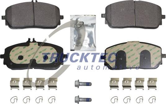 Trucktec Automotive 02.35.628 - Kit pastiglie freno, Freno a disco autozon.pro