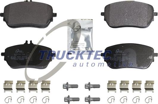 Trucktec Automotive 02.35.627 - Kit pastiglie freno, Freno a disco autozon.pro