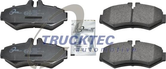 Trucktec Automotive 02.35.086 - Kit pastiglie freno, Freno a disco autozon.pro