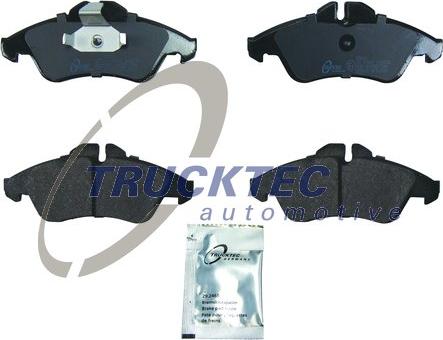 Trucktec Automotive 02.35.082 - Kit pastiglie freno, Freno a disco autozon.pro