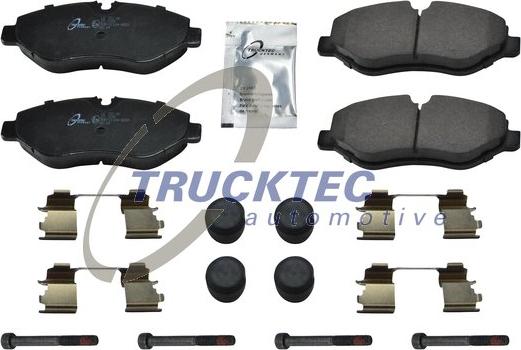 Trucktec Automotive 02.35.196 - Kit pastiglie freno, Freno a disco autozon.pro