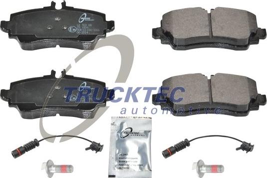 Trucktec Automotive 02.35.151 - Kit pastiglie freno, Freno a disco autozon.pro