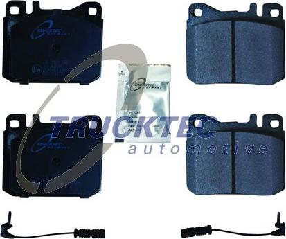 Trucktec Automotive 02.35.153 - Kit pastiglie freno, Freno a disco autozon.pro