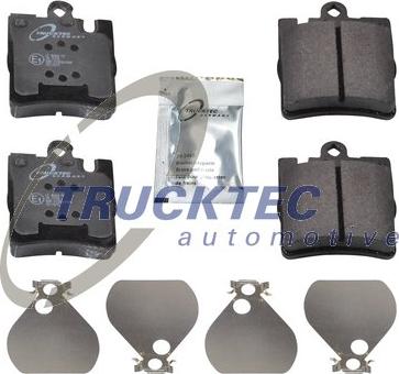 Trucktec Automotive 02.35.106 - Kit pastiglie freno, Freno a disco autozon.pro