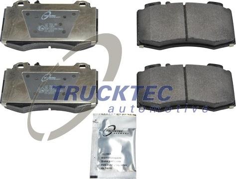 Trucktec Automotive 02.35.116 - Kit pastiglie freno, Freno a disco autozon.pro