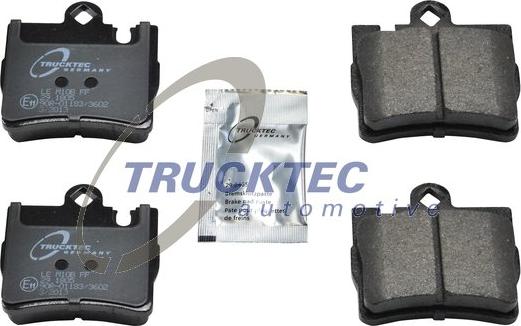 Trucktec Automotive 02.35.110 - Kit pastiglie freno, Freno a disco autozon.pro