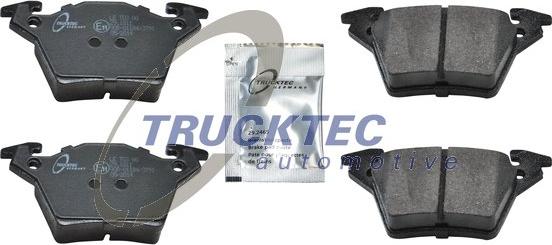 Trucktec Automotive 02.35.118 - Kit pastiglie freno, Freno a disco autozon.pro