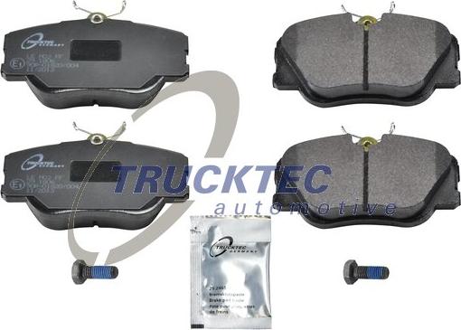 Trucktec Automotive 02.35.113 - Kit pastiglie freno, Freno a disco autozon.pro