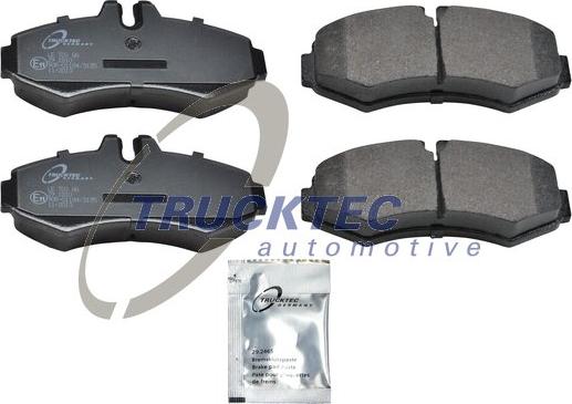 Trucktec Automotive 02.35.117 - Kit pastiglie freno, Freno a disco autozon.pro