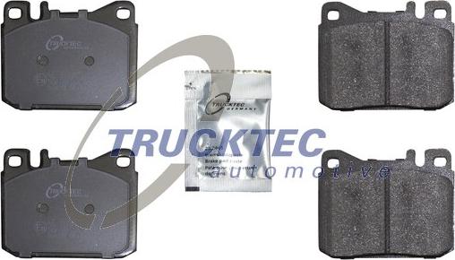 Trucktec Automotive 02.35.132 - Kit pastiglie freno, Freno a disco autozon.pro