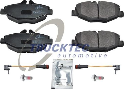 Trucktec Automotive 02.35.125 - Kit pastiglie freno, Freno a disco autozon.pro