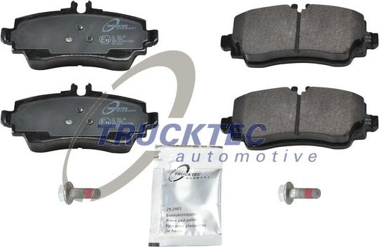 Trucktec Automotive 02.35.121 - Kit pastiglie freno, Freno a disco autozon.pro