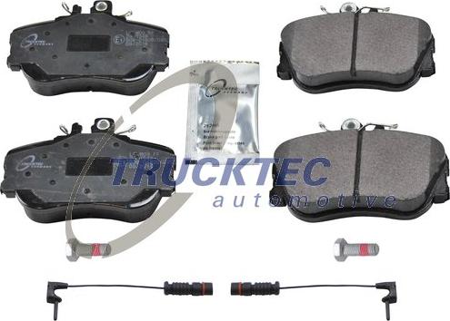 Trucktec Automotive 02.35.128 - Kit pastiglie freno, Freno a disco autozon.pro