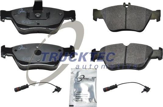 Trucktec Automotive 02.35.122 - Kit pastiglie freno, Freno a disco autozon.pro