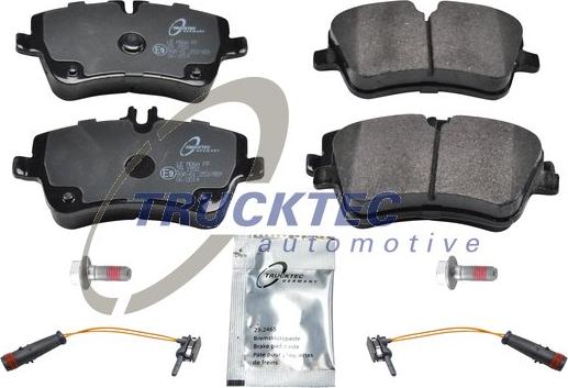 Trucktec Automotive 02.35.127 - Kit pastiglie freno, Freno a disco autozon.pro