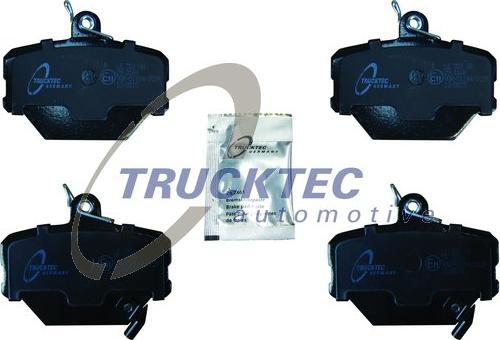 Trucktec Automotive 02.35.246 - Kit pastiglie freno, Freno a disco autozon.pro