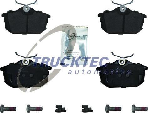 Trucktec Automotive 02.35.248 - Kit pastiglie freno, Freno a disco autozon.pro