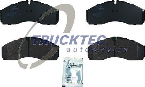 Trucktec Automotive 02.35.242 - Kit pastiglie freno, Freno a disco autozon.pro