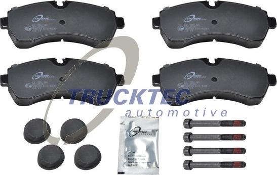 Trucktec Automotive 02.35.201 - Kit pastiglie freno, Freno a disco autozon.pro