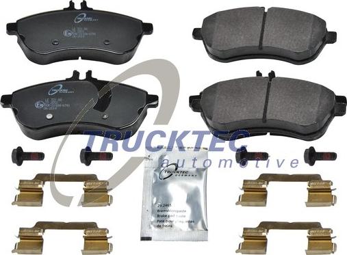 Trucktec Automotive 02.35.232 - Kit pastiglie freno, Freno a disco autozon.pro