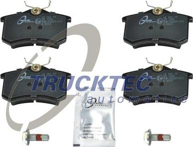 Trucktec Automotive 07.35.105 - Kit pastiglie freno, Freno a disco autozon.pro