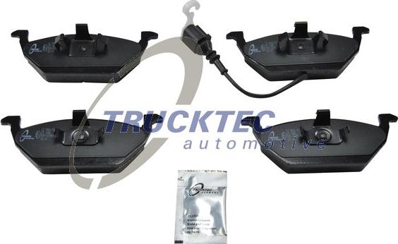 Trucktec Automotive 07.35.103 - Kit pastiglie freno, Freno a disco autozon.pro