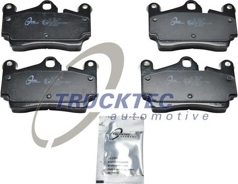 Trucktec Automotive 07.35.111 - Kit pastiglie freno, Freno a disco autozon.pro