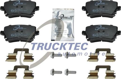 Trucktec Automotive 07.35.138 - Kit pastiglie freno, Freno a disco autozon.pro