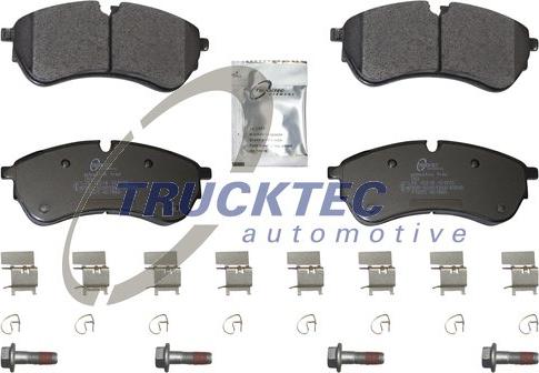 Trucktec Automotive 07.35.319 - Kit pastiglie freno, Freno a disco autozon.pro