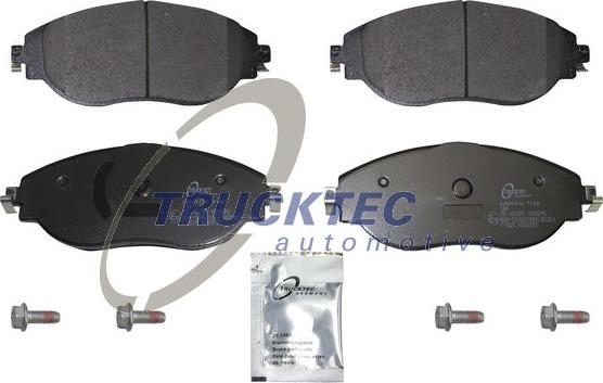 Trucktec Automotive 07.35.330 - Kit pastiglie freno, Freno a disco autozon.pro