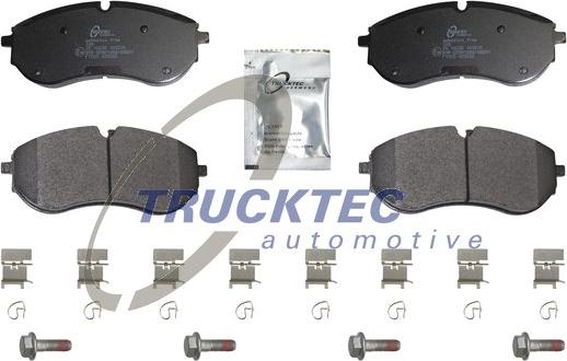 Trucktec Automotive 07.35.329 - Kit pastiglie freno, Freno a disco autozon.pro