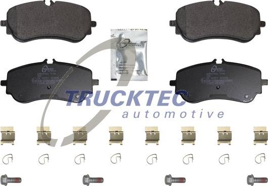 Trucktec Automotive 07.35.322 - Kit pastiglie freno, Freno a disco autozon.pro