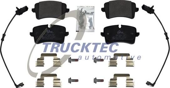 Trucktec Automotive 07.35.290 - Kit pastiglie freno, Freno a disco autozon.pro