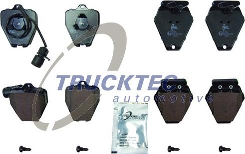 Trucktec Automotive 07.35.245 - Kit pastiglie freno, Freno a disco autozon.pro