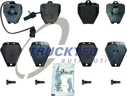 Trucktec Automotive 07.35.246 - Kit pastiglie freno, Freno a disco autozon.pro