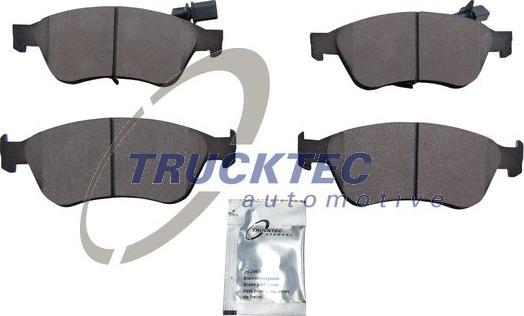 Trucktec Automotive 07.35.241 - Kit pastiglie freno, Freno a disco autozon.pro