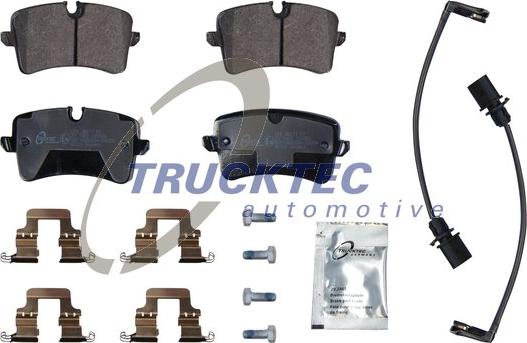 Trucktec Automotive 07.35.260 - Kit pastiglie freno, Freno a disco autozon.pro