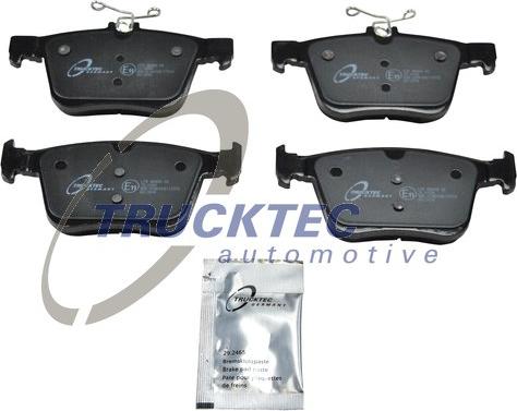 Trucktec Automotive 07.35.262 - Kit pastiglie freno, Freno a disco autozon.pro