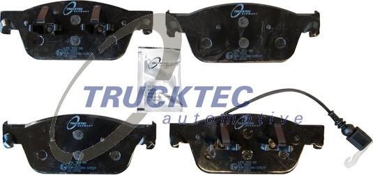 Trucktec Automotive 07.35.267 - Kit pastiglie freno, Freno a disco autozon.pro