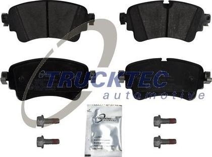 Trucktec Automotive 07.35.285 - Kit pastiglie freno, Freno a disco autozon.pro