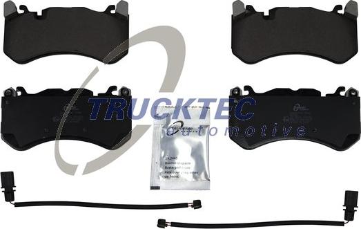 Trucktec Automotive 07.35.288 - Kit pastiglie freno, Freno a disco autozon.pro