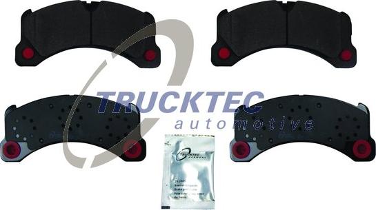 Trucktec Automotive 07.35.282 - Kit pastiglie freno, Freno a disco autozon.pro