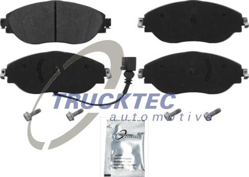 Trucktec Automotive 07.35.221 - Kit pastiglie freno, Freno a disco autozon.pro