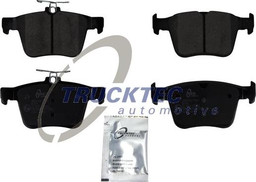 Trucktec Automotive 07.35.275 - Kit pastiglie freno, Freno a disco autozon.pro