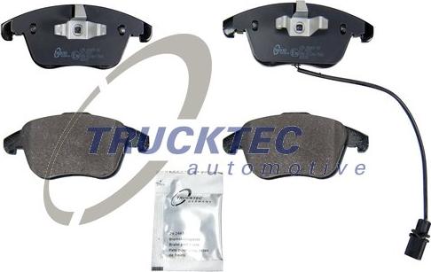 Trucktec Automotive 07.35.271 - Kit pastiglie freno, Freno a disco autozon.pro