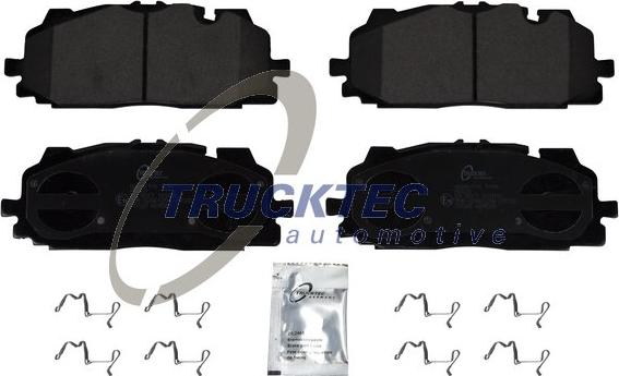 Trucktec Automotive 07.35.273 - Kit pastiglie freno, Freno a disco autozon.pro