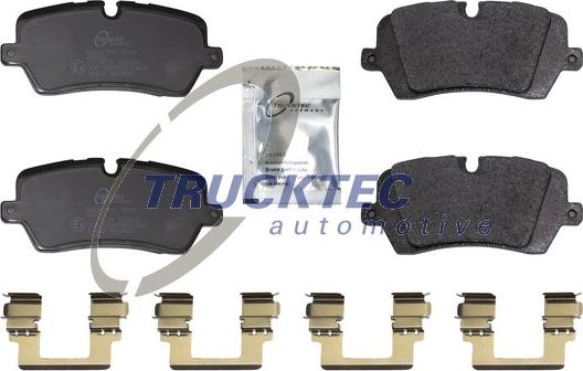 Trucktec Automotive 22.35.124 - Kit pastiglie freno, Freno a disco autozon.pro